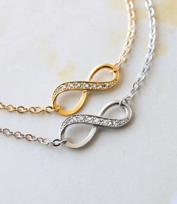 Réglable Argent Infinity Femmes Femmes Amitié demoiselle d/'honneur mariage Bracelet
