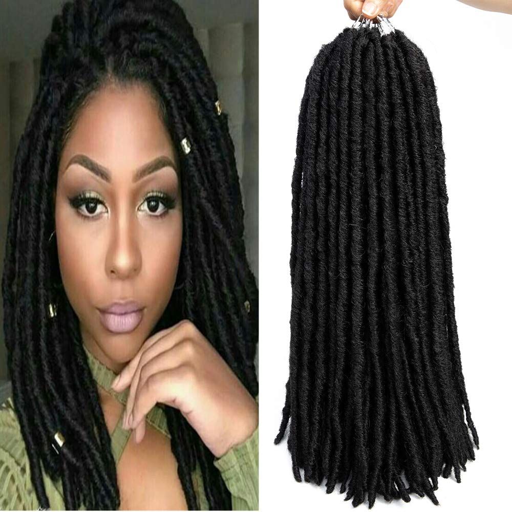 Faux Locs Soft Dreads Styles 2020 - Freetress Crochet Goddess Locs.