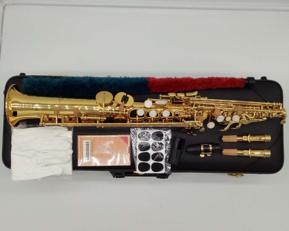 Yanagisawa Soprano Saxophone S WO20 Gold Lacquer Sax Soprano Mouthpiece