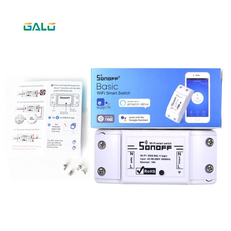 sonoff basic google home