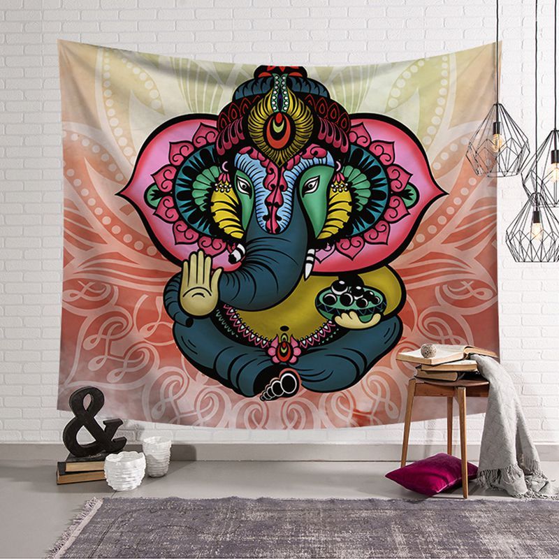 Indian Elephant Tapestry Boho Home Decor Wall Hanging