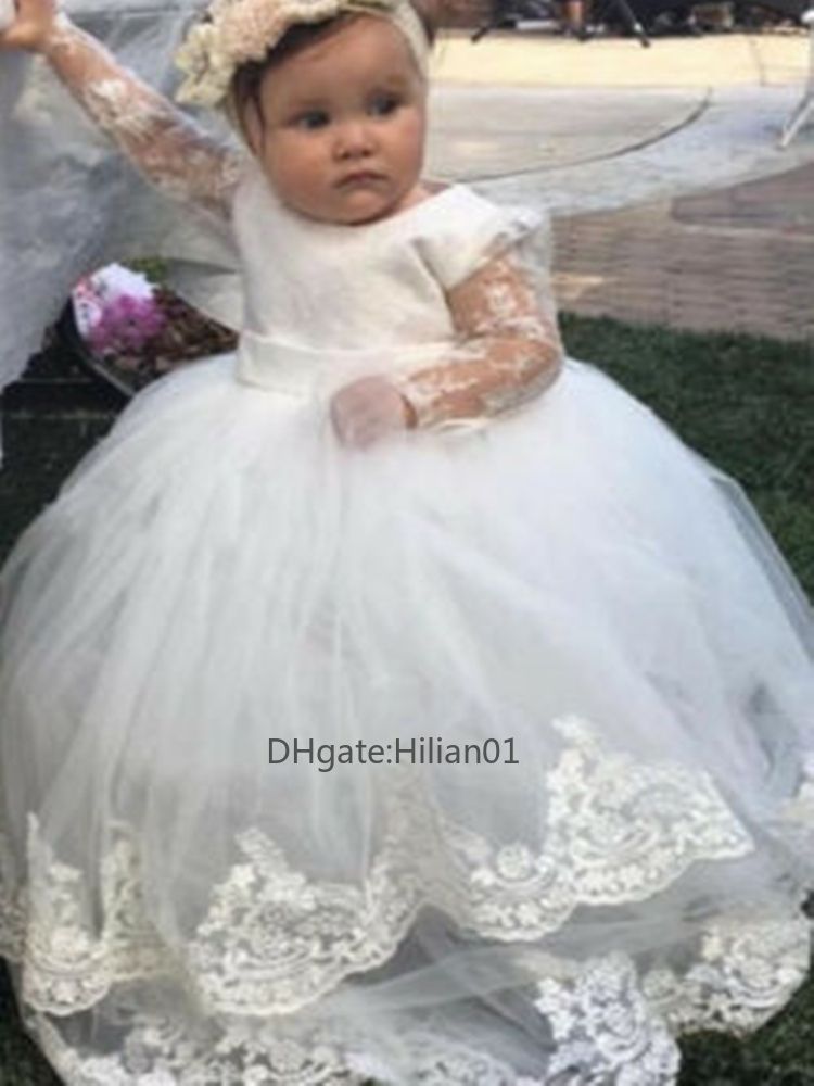 white dress for baby girl baptism