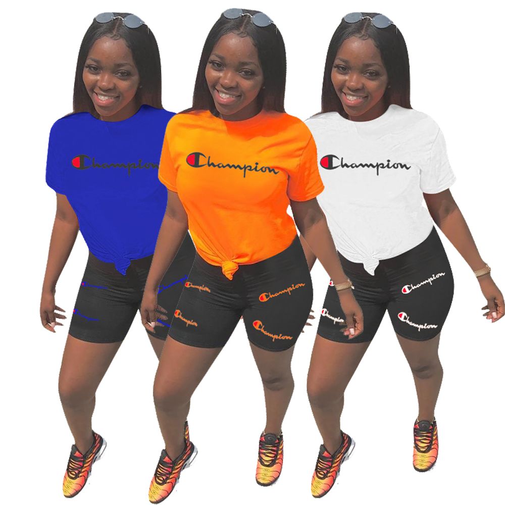 champion top and shorts set