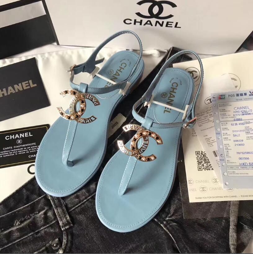 chanel beach slippers