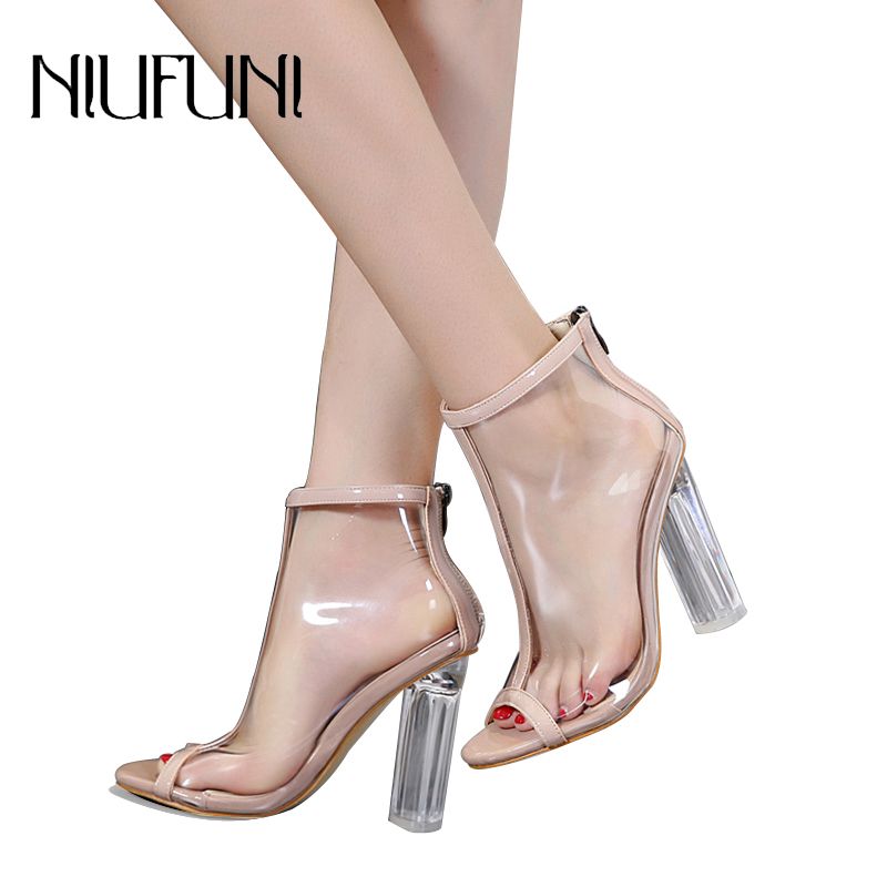 fashion peep toe bandage pumps