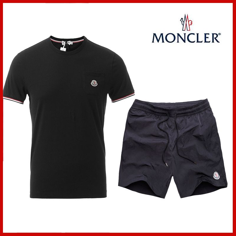 moncler shorts and shirt set