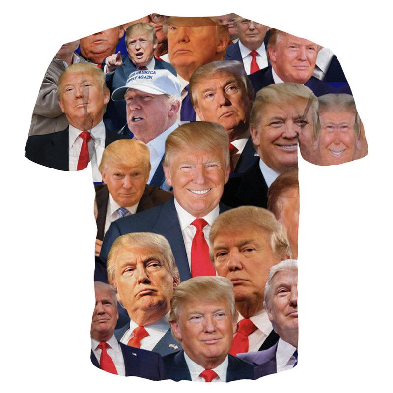Donald trump 3d t shirt Clearance