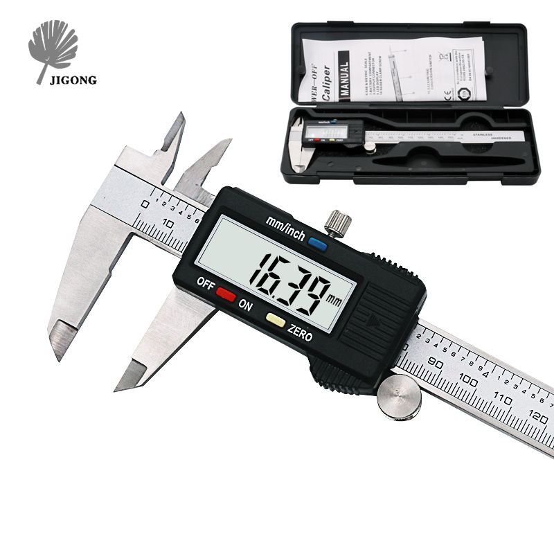 6in Stainless Steel High Precision Vernier Caliper Micrometer Ruler Gauge 150mm