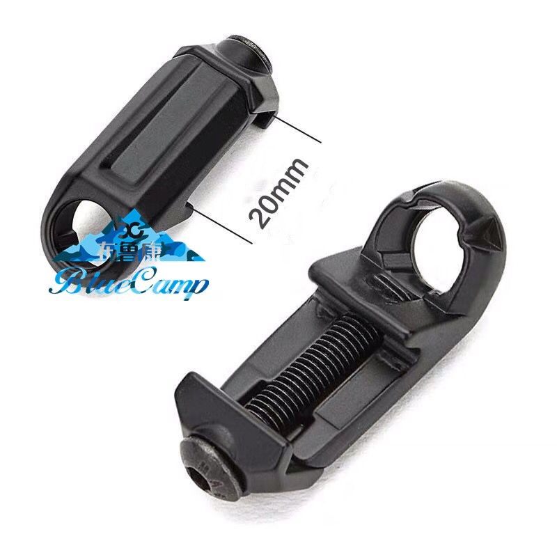 Black Tactical QD Sling Swivel Attachment Point Low Profile Picatinny Rail Mount