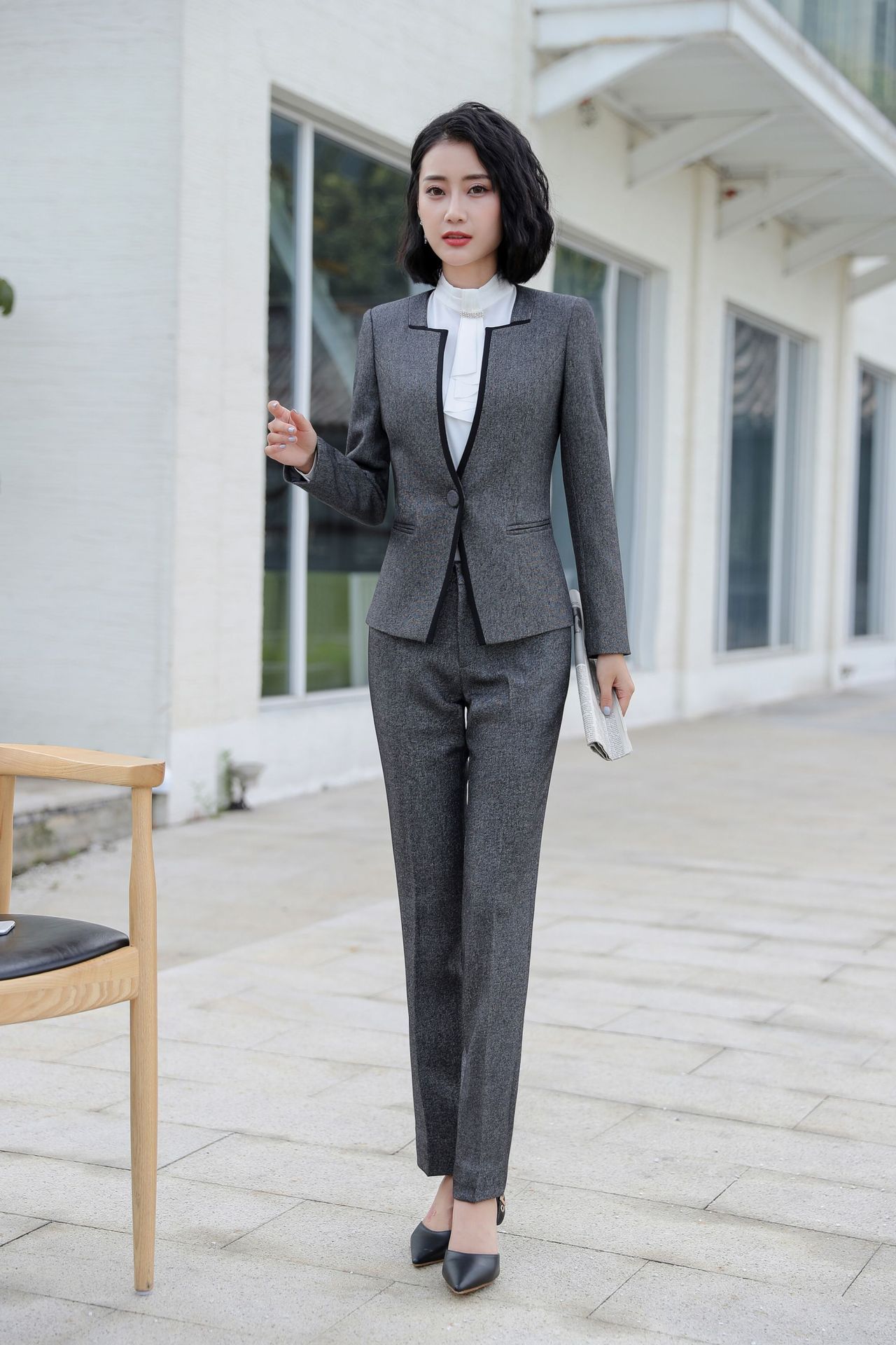 formal ladies pant suit styles
