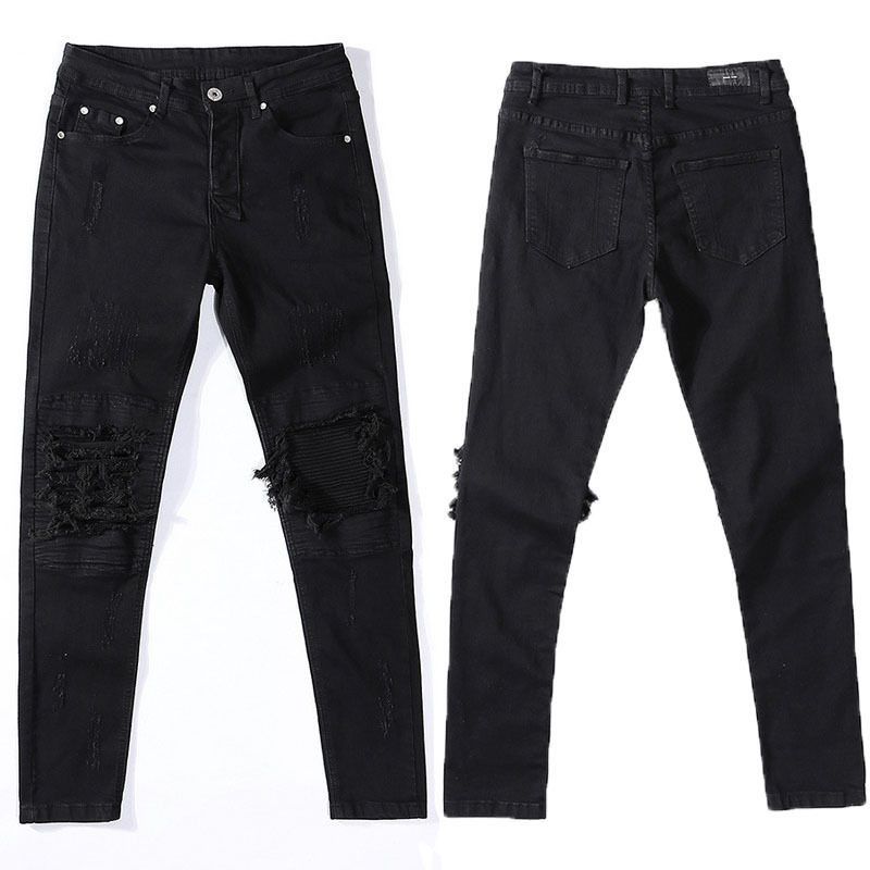 mens distressed moto jeans