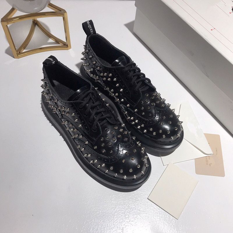 black rivet shoes