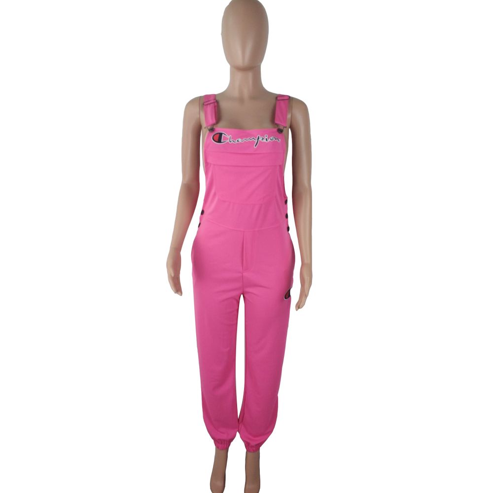 champion jumpsuit pink