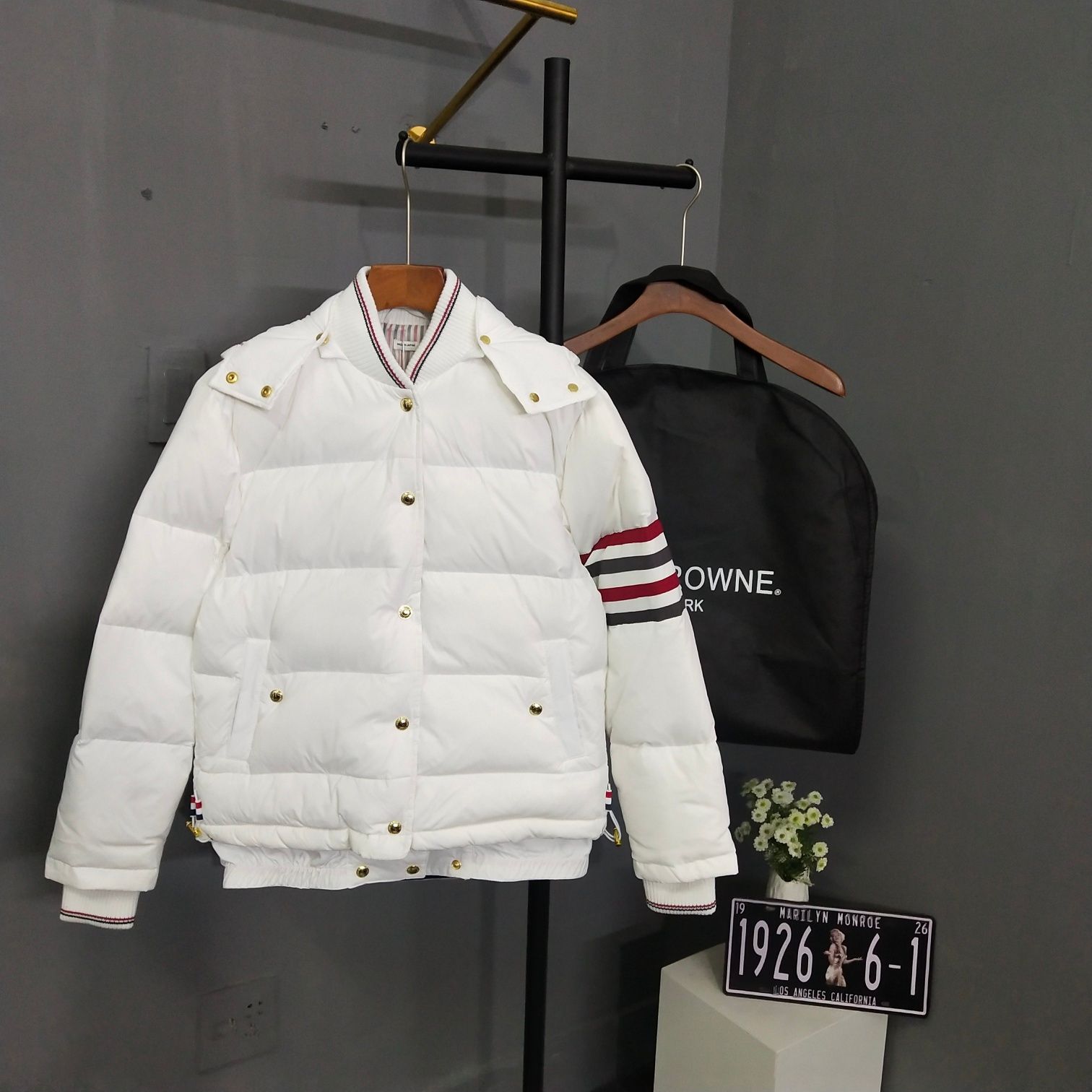 thom browne puffer coat