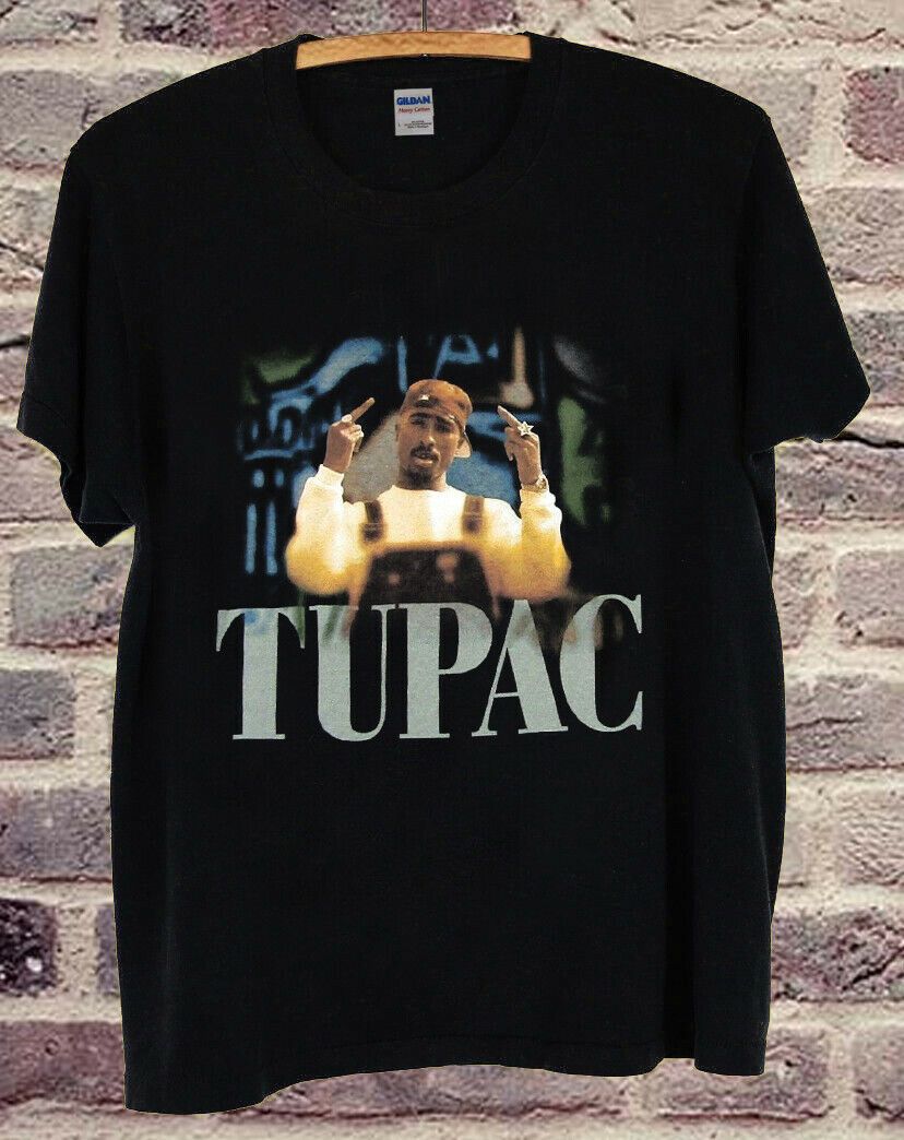 tupac middle finger shirt