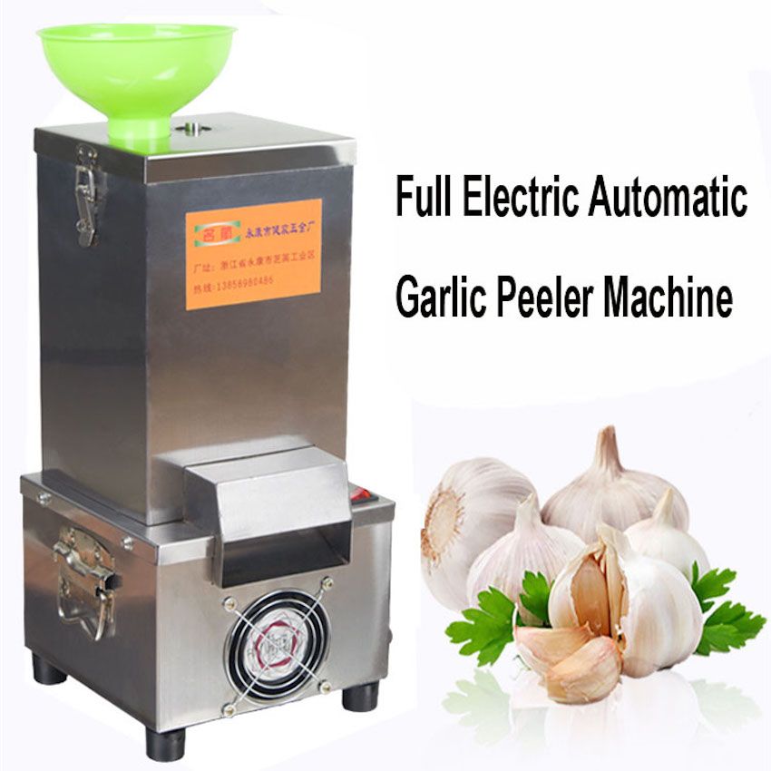 Électrique 220 V automatique ail Peeling machine pour Restaurant Commercial 20kg//h