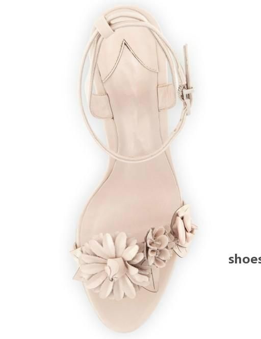 3d flower heels