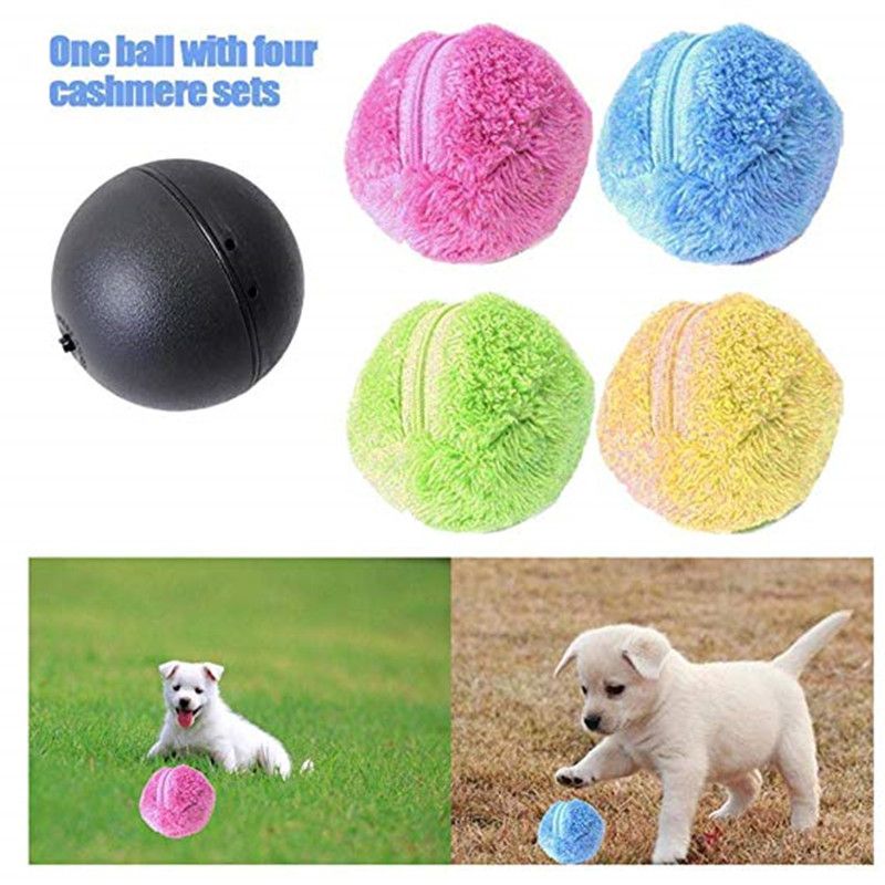 automatic rolling ball dog toy