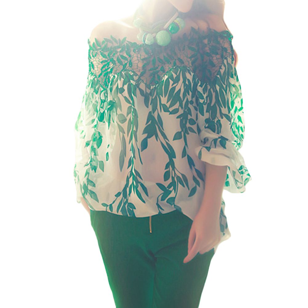 Plus Size Women Summer Blouse Boho Long 
