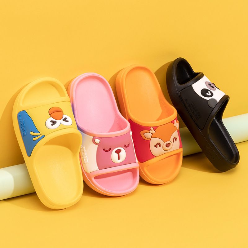 Zapatillas de baño para grandes bebé lindo sandalias planas niñas niños verano