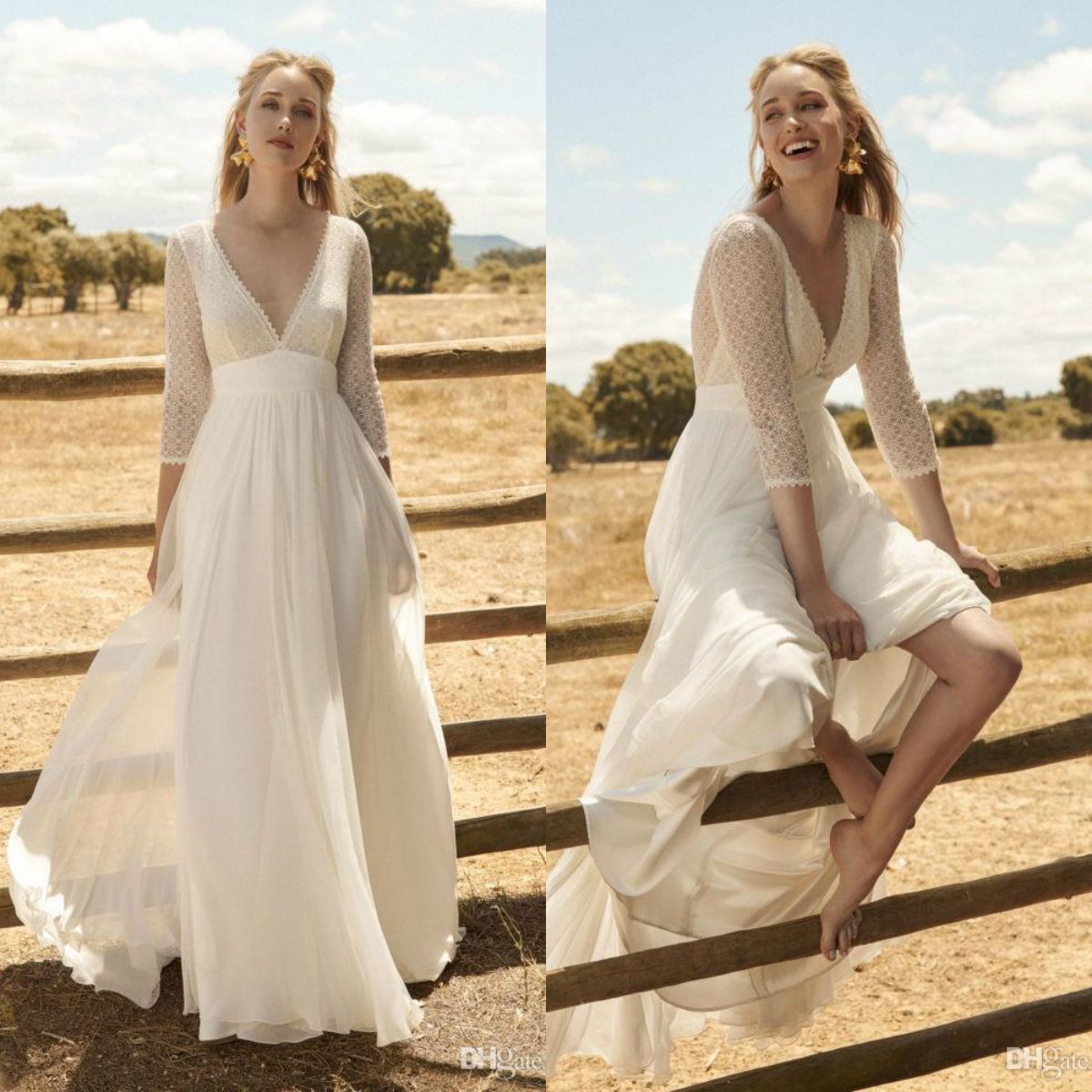 bohemian wedding dress online shop