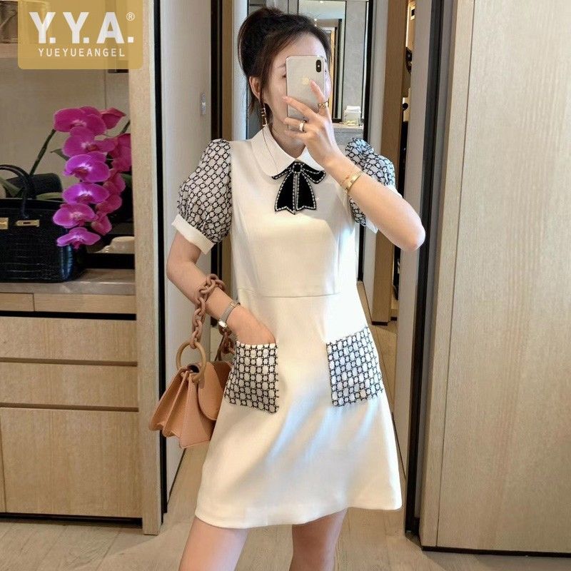ladies white dresses with sleeves