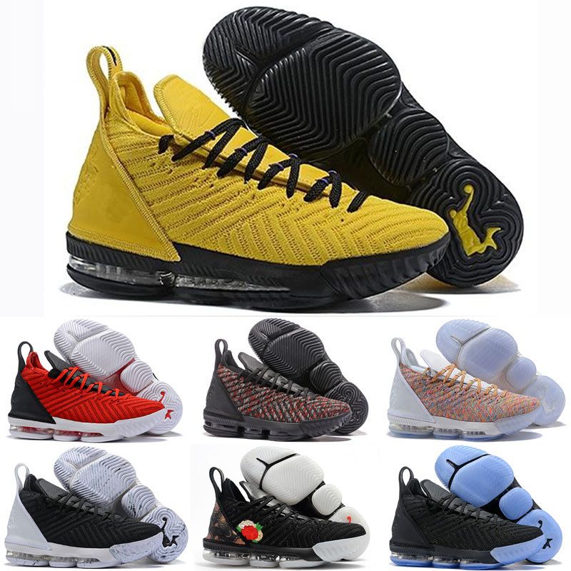 lebron 16 yellow and black