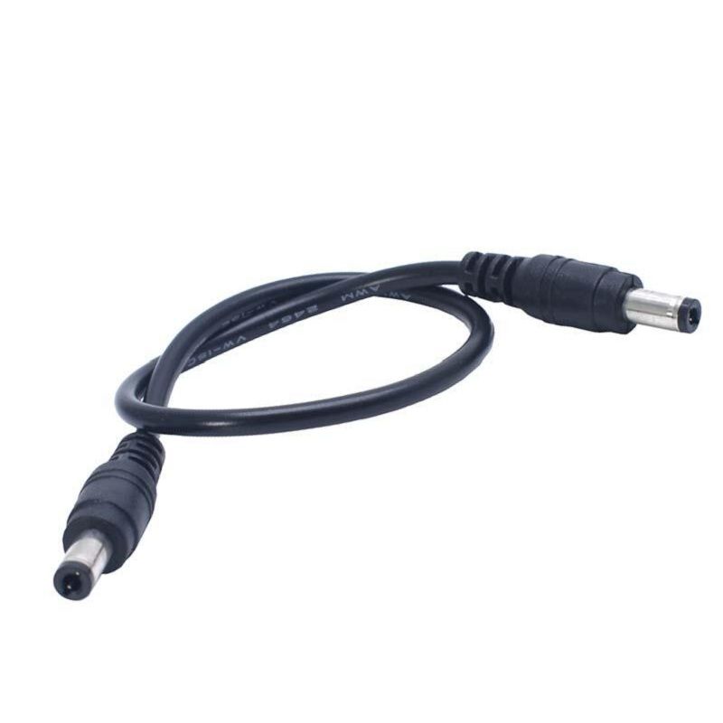20AWG 12V DC Power Cable Male To Male Plug ID 2.1mm OD 5.5mm DC Power
