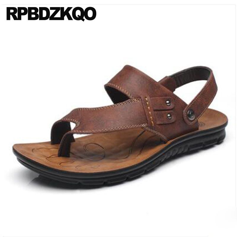 mens toe loop flip flops