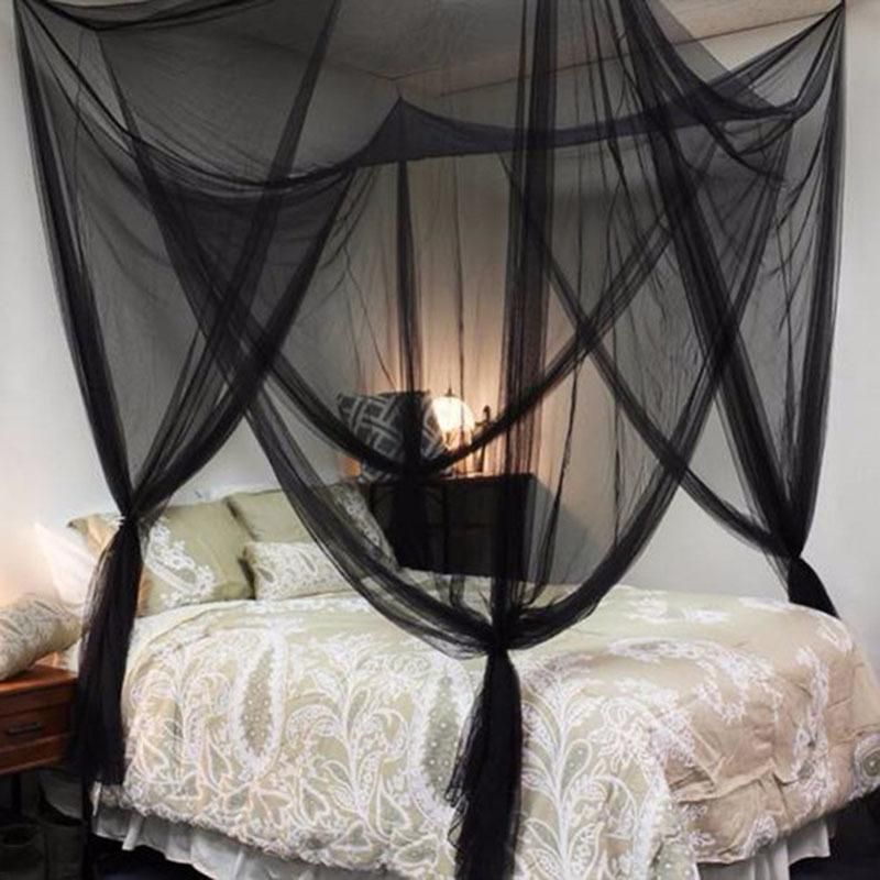 black mosquito net