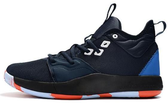 paul george 3 black white