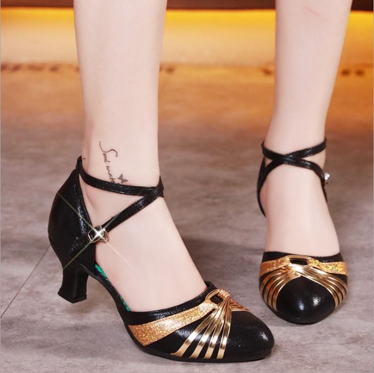 Compre Salão De Baile Ao Ar Livre Indoor Sapato De Dança Tango Mulheres  Menina Desconto Marca Sexy Hight Calcanhar 5.5 Cm 3.5 CM Feminino Sandálias  Sapatos De Dança Das Senhoras 34 41