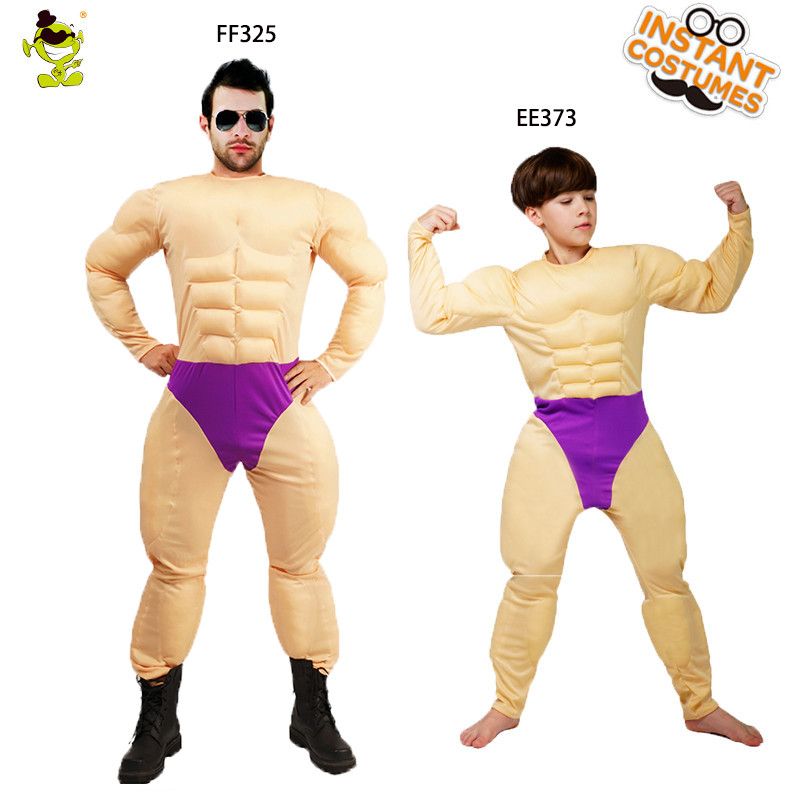 Carnival Adult Costumes Cosplay Muscle Jumpsuit Masquerade Child Boy Muscle Costume Strong Man Costume Newborn Halloween Costumes Vampire Costume From Brry 28 26 Dhgate Com