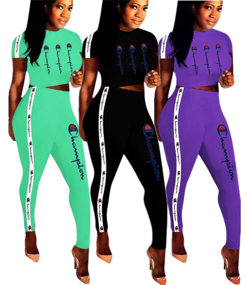 champion shirt and leggings