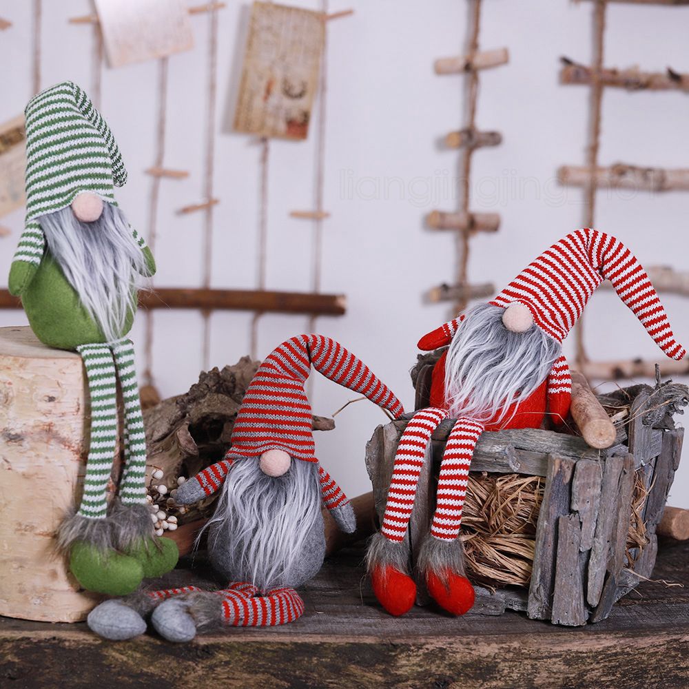 santa plush ornament