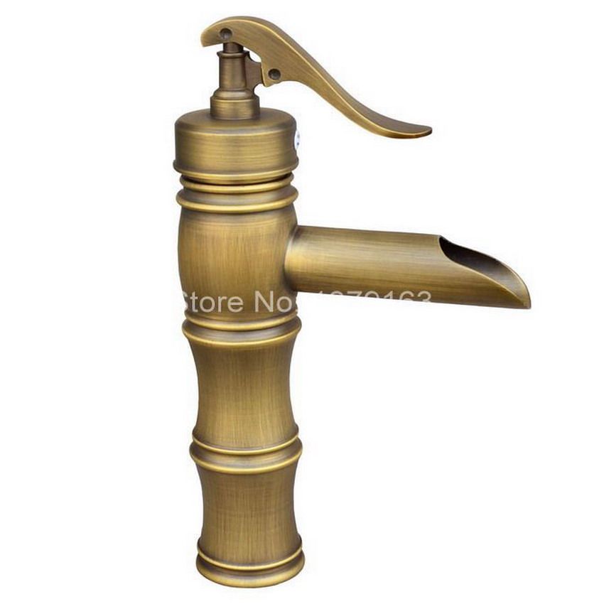2019 New Antique Brass Water Pump Look Style Single Handle