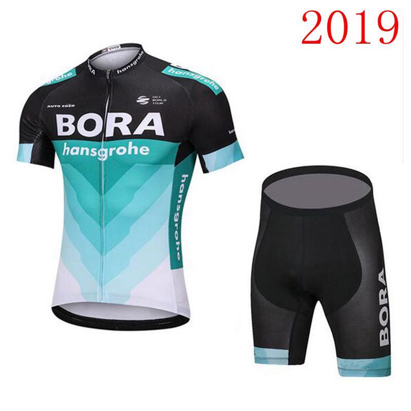 BORA Mens Cycling Clothing Bicycle Short Sleeve Cycling Jerseys Bib Shorts sets
