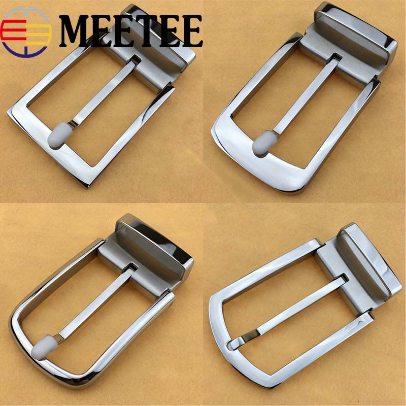 Moda Hombres Hebillas Cinturón de Acero Inoxidable MetalBelt Pin Hebilla Para 33-34 m