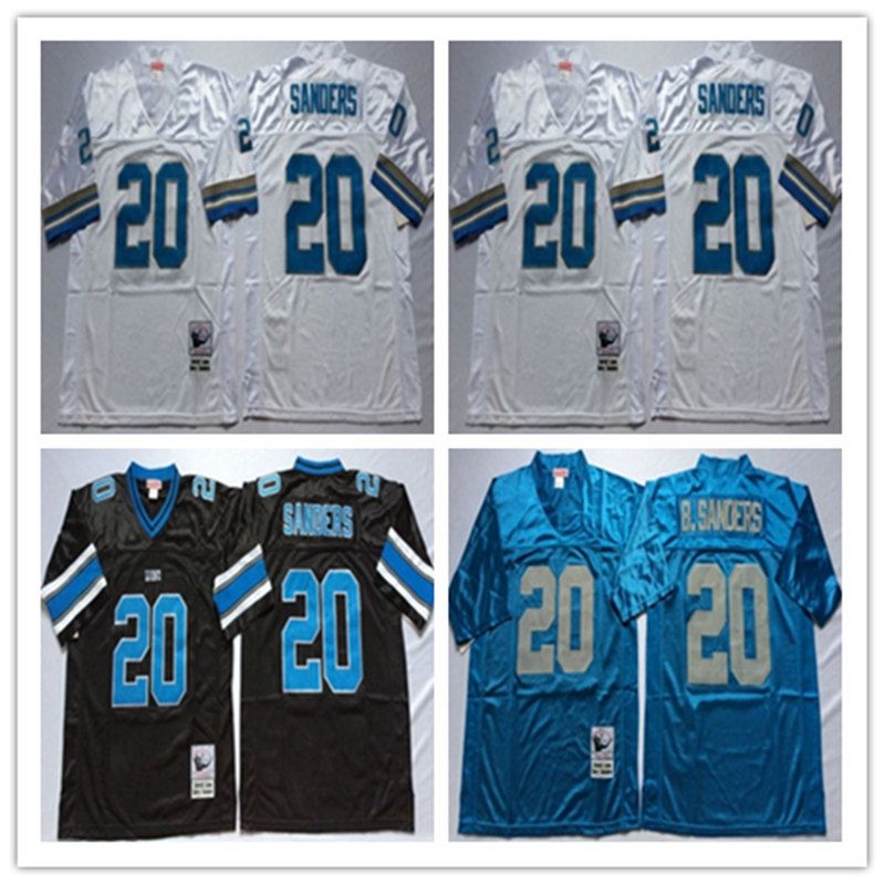 barry sanders jersey white