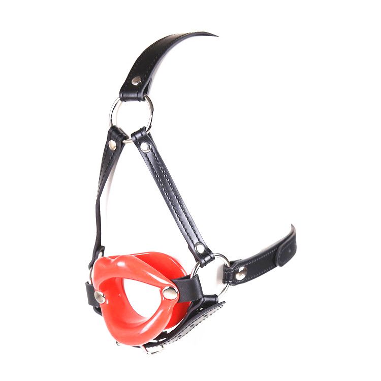 Female Harness Open Mouth Gag Fetish Ring Gag Bdsm Bondage Gear Adult Games Sm Use Sex Toys For 