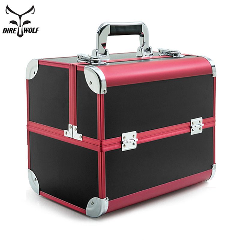 Compra El Cosmético Portable Profesional Bolsa Maletas Para Los Cosméticos  De Gran Capacidad Mujeres Recorrido Maquillaje Bolsas Caja De Manicura  Cosmetología Caso S200409 Barato | Entrega Rápida Y Calidad | Es.Dhgate