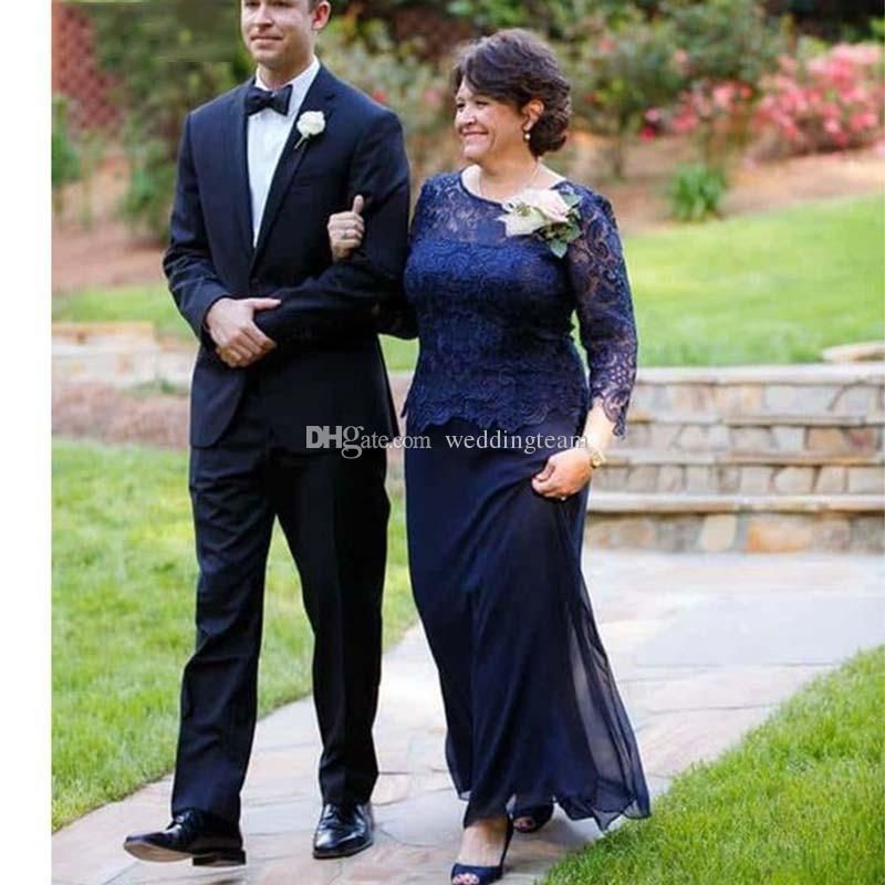 vestido para mae da noiva azul marinho