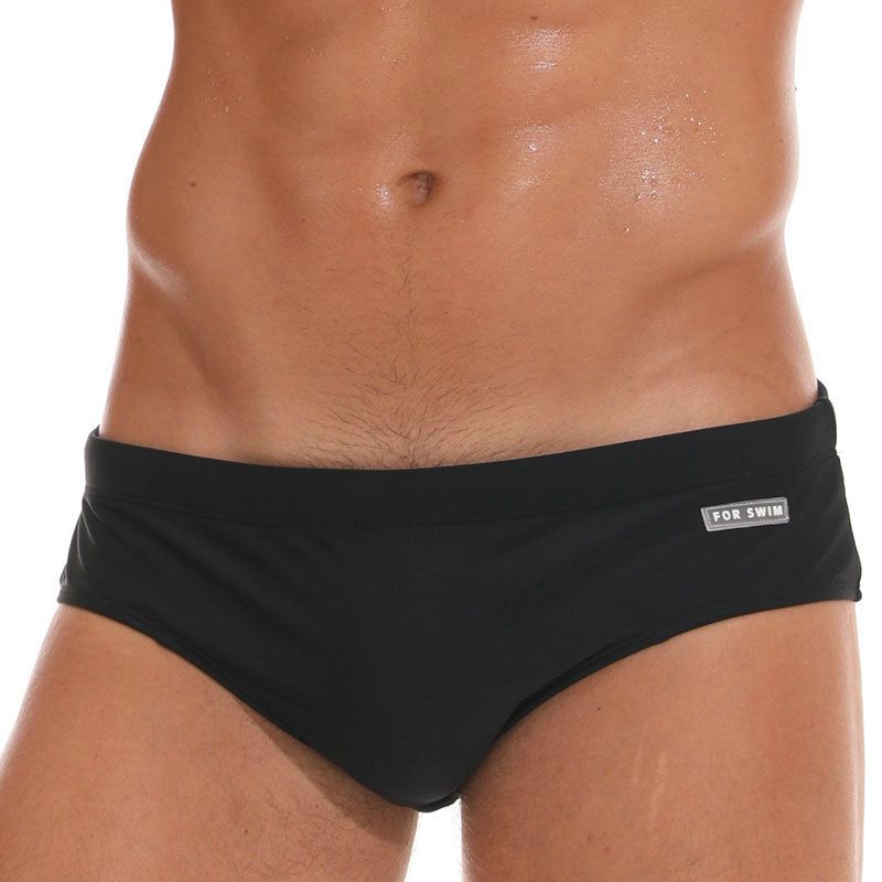 mens black swim briefs