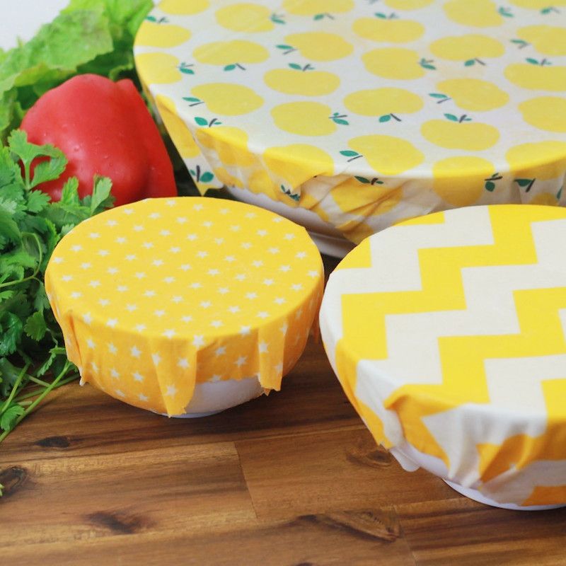 2021 Beeswax Wrap Assorted 3Pack Eco Organic Reusable Fresh Food Keeper