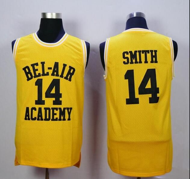  Costume Agent Bel Air Basketball Jersey Banks Gold