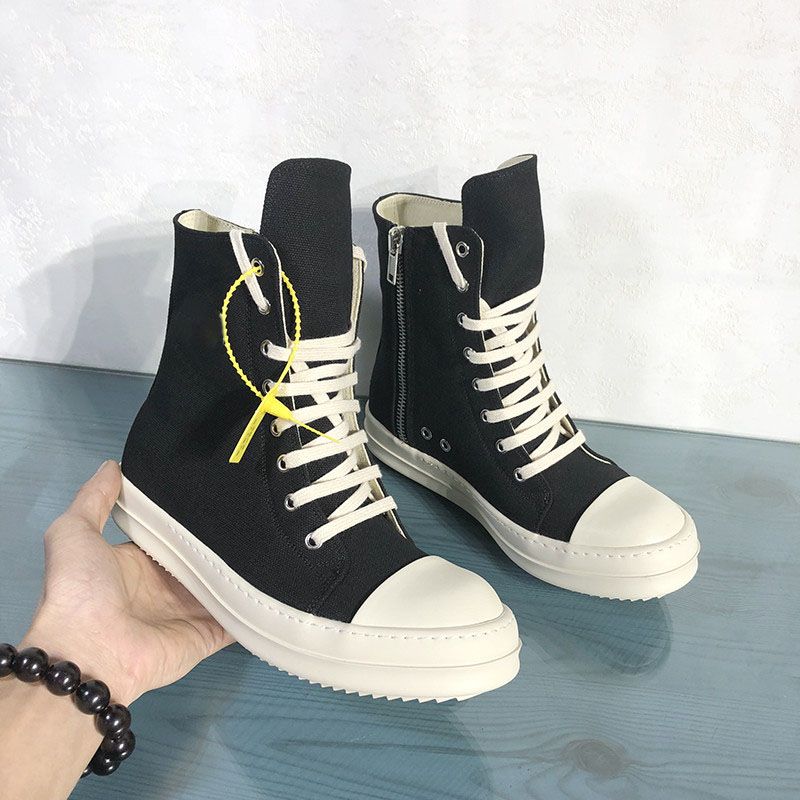 lace up canvas boots