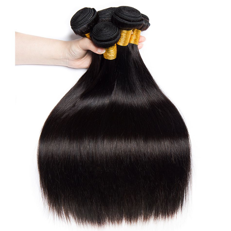 Straight Human Hair Bundle Deals Brazilian A Affodable 9a Natural