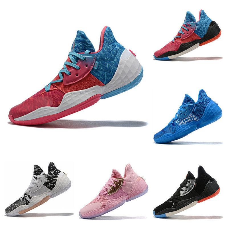 pink and blue harden 4