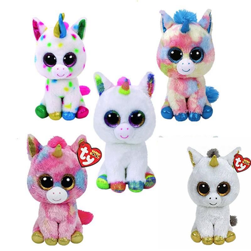 unicorn stuffed animal ty