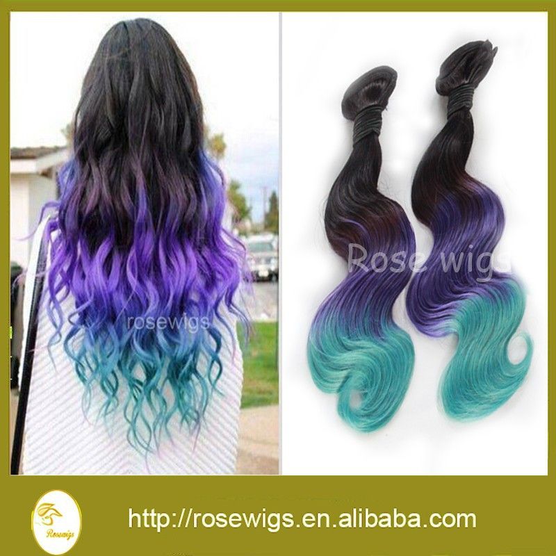 Three Tone Unprocessed 8a Brazilian Virgin Hair Body Hair Weave